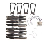 JfdLbv RC Drone Propellers Blades Wings Arm Motor Engines Spare Parts For 4D-V4(Yellow)