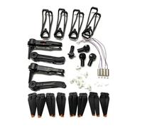 JfdLbv Rc Drone Quadcopter Arm Shell Engine Motor Base Gears Spare Parts Kit For K6pro MAX K10 MAX(K6 drone kit1)