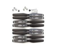 JfdLbv RC Quacopter Propellers RC Drone Blades Fix Aluminum Shaft Spare Parts For S166 S167