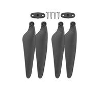 JfdLbv RC Quadcopter Drone Spare Parts Blades Propeller Blade Clip Clamp Repair Wings Accessories For H117S ZPro Z2(Black Props 4pcs)