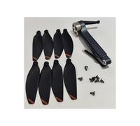 JfdLbv S6S Foldable RC Quadcopter Spare Parts Brushless Motor Front A1 Black Blade Propeller 8PCS For LS-S6S Drone