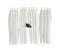 JfdLbv Set White Carbon Nylon Propeller R5413 R5415 CW CCW Folding Propellers Drone Accessories FIT For T40 T50(T40 16 pcs)