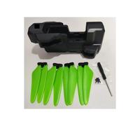 JfdLbv Spare Parts Upper Lower Cover Body Shell Blade Propeller 4PCS For F11 F11S Foldable Brushless Motor RC Quadcopter Drone(Green)
