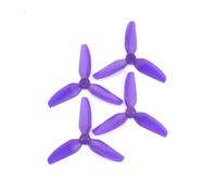 JfdLbv T3x3x3 PC 3Inch 3 Blade Polycarbonate Propeller 3 Hole Mount Drone Quadcopter For FPV(T3X3X3 2Pairs Purple)