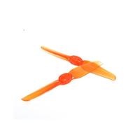 JfdLbv T65mm PC 2Inch 2 Blade Polycarbonate Propeller 3 Hole 1.5mm Mount For FPV(T65MM 5Pairs Orang)