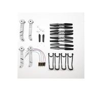 JfdLbv Toy Engines Gear Propeller Motor Guard Foldable Arm Spare Parts For LS E525 E88 Rc Drone(1 e525 e88 gray)