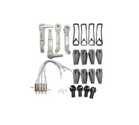 JfdLbv Toy Engines Gear Propeller Motor Guard Foldable Arm Spare Parts For LS E525 E88 Rc Drone(2 e525 e88 gray)