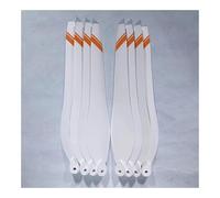 JfdLbv White Carbon Fiber Propellers UV Folding Blades Drones Fit For X11 41135(X11 41135 2CW2CCW)