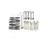 JfdLbv XT9 Quadcopter Part Blade Propellers Motor Engines Gears Props Guards For RG107 4K RC Drone(Gray arm kit)
