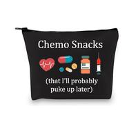 JFEHBFL Chemo Care Package for Women Chemotherapy Makeup Bag Chemo Zipper Pouch Bag Travel Pouch for Birthday Gift