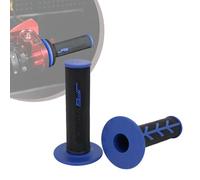 JFG RACING 1 Pair Dirt Bike Handlebar Grips,22mm/24mm Motorcycle Handle Bar Hand Grips Non-slip for Pit Dirt Bike Motocross-Blue