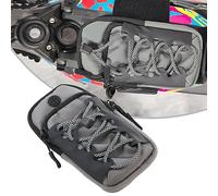 JFG RACING Battery Frame Bag for Electric Dirt Bike,Tool and Phone Bag Storage Bag for Surron/Talaria Sting/X160 X260/E Ride Pro S SS SR Grey