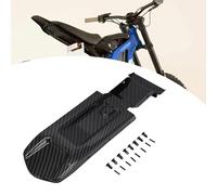 JFG RACING Carbon Fiber Pattern Rear Motorcycle Seat Fender Mudguard for Sur-Ron Light Bee X and S Electric Dirt Bike