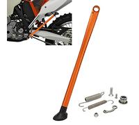 JFG RACING Dirt Bike Kickstand Side Stand Forging Aluminum With Springs For XC XCW XCF EXC EXCF 150 200 250 300 350 400 450 500 505 530 2008-2015 Orange