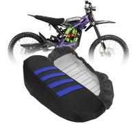 JFG RACING Dirt Bike Seat Cover,Motorcycle Anti-Slip Pad Seat Cover for Sur-Ron X/S Sur Ron Light Bee Electric Bike-Blue