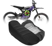 JFG RACING Dirt Bike Seat Cover,Motorcycle Anti-Slip Pad Seat Cover for Sur-Ron X/S Sur Ron Light Bee Electric Bike-Black