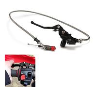 JFG RACING Hydraulic Clutch,1200mm Motorcycle Hydraulic Clutch Hydraulic Clutch Lever Master Cylinder Universal for 125cc 250cc Dirt Pit Bike Motorcycle-Black