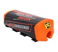 JFG RACING Motorcycle Bar Pad, Diamond Motorcycle Handlebar Bar Pad Soft Motorcycle Handlebar Protector for Motocross Dirt Motorbike ATV Quad (Orange)