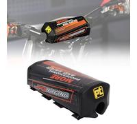 JFG RACING Motorcycle Bar Pad, Diamond Motorcycle Handlebar Bar Pad Soft Motorcycle Handlebar Protector for Motocross Dirt Motorbike ATV Quad (Black)