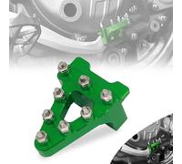 JFG RACING Motorcycle Brake Pedal Tip Aluminum Billet Universal Rear Brake Pedal Lever Step Tip Replacement for CRF50 XR50 and Most of Pit Bikes-Green