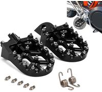 JFG RACING Motorcycle Foot Pegs Foot Pegs Foot Pegs Foot Pegs CNC Foot Pegs For 65-1290 SX SXF EXC EXCF XC XCF XCW Endurro Adventure Freeride Super Moto Off Road Black