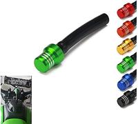 JFG RACING Motorcycle Fuel Tank Cap Cover - Green Plastic - Compatible with KLX450, KX250F, KX450F, KLX250, KX65, KX85, KX125, KX250, ATV, Dirt Bike