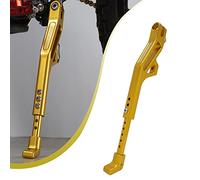 JFG RACING Motorcycle Kickstand,Motorcycle Side Stand Adjustable,Foot Brace Parking Leg Support for Sur Ron Light Bee S/X X160/X260-Gold