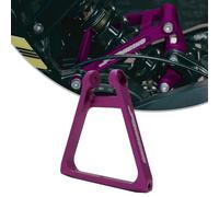 JFG RACING Motorcycle Rear Progression Triangle Aluminum Suspension Linkage for Sur Ron Light Bee S/X Segway X160/X260-Purple