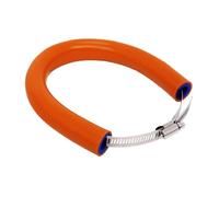 JFG RACING Universal Motorcycle Exhaust Muffler Protector Can Cover Guard For Dirt Bike Motocross Supermoto Endro - Orange