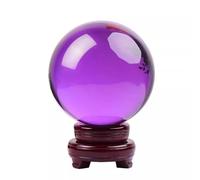 JFGCTYHXY Crystal balls, Glass Clear Solid Crystal Sphere,ative Crystals Ball for Magic,Desktop Ornaments,Witchy Gifts,6cm(6cm)