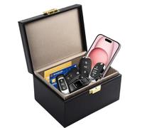 JFGCTYHXY faraday box, Premium Anti-HackingBlocker Car Key,Protector for Cars, RFID Box, Anti-Theft Signal Blocking Cages(19cmx12cmx9cm)