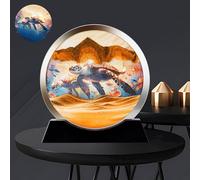 JFGCTYHXY Flowing Sand Art, Moving Sand Art Frame Round(G2,12in)