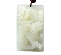 JFGCTYHXY jadeite necklace, Pure Obsidian Natural Pendant Necklace Zodiac Bodhisattva Amulet Talisman(Classic Pixiu Pendant)