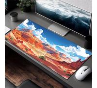 JFGCTYHXY Keyboard mat, Canyon Scenery Mat with Stitched Edges,Non-Slip Base Keyboard Mousepad for Home Office Gaming Work(800x400x2mm)