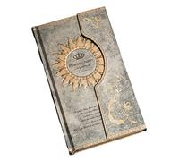 JFGCTYHXY Notebooks, European Retro Magic Magnetic Buckle Stationery Diary Book Student Gift(C)