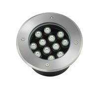 JFGCTYHXY Outdoor spotlights, LED - AC85~265V, IP67 Waterproof Underground Recessed Floor Light, Aisles, Bridges, Outdoor Spot(Red,12W)