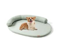 JFGCTYHXY Pet mattresses, Cat Cooling Bed with Pillow, Non-Slip Kitty Nest with Removable Washable Cover, Perfect for Hot Summer Days,M
