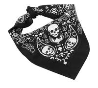 JFGDVW Black Pirate Cowboy Bandanas Headband, Black Bandana Head Scarf With Double-Sided, Versatile And Fashionable Accessory, For Men Women Adult