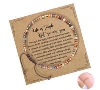 JFGDVW Inspirational Healing Gifts For Women - Anxiety Bracelet - Dont Let The Hard Days Win Bracelet, Friendship Gifts For Women Best Friends