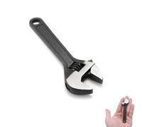 JFGDVW Mini Adjustable Spanner, Multifunctional Adjustable Wrench, Lightweight Portable, for Auto Mechanical Repair Rust-Resistant Steel Tool for Bicycle, Plumbing, DIY (4 Inch)