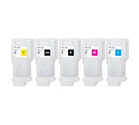 JFGIkLFD 5 Color Refillable Ink Cartridge Set Compatible With PFI-320 Compatible With TM-200 TM-205 TM-300 TM-305 Empty Without Chip