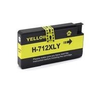 JFGIkLFD Compatible 712 XL Ink Cartridge 3ED71A 3ED67A Compatible With HP712 Compatible With DesignJet T210 T230 T250 T650 T630 Inkjet Refurbish printer(1pcs Yellow)