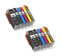 JFGIkLFD Compatible Ink Cartridge DAT PGI 150 CLI 151 For IP7210 MG5410 MG5510 MG6410 MG6610 MG5610 MX921 MX721 IX6810 Printers Works With PGI150 CLI151(1Set-12PCS)