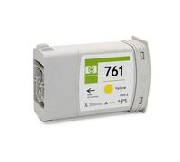 JFGIkLFD Compatible Ink Cartridge Replacement Compatible With HP761 Full Pigment Ink Compatible With DesignJet T7100 T7200 Printer 6 Colors(Yellow-400ML)