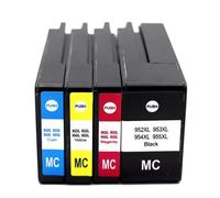 JFGIkLFD Compatible Ink Cartridges 952XL 952X 952 XL Compatible With Officejet Pro 7720 7740 8710 8218 8719 8702 8700 8200 8216 8716 8745 Printers(1 set 952XL)
