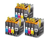 JFGIkLFD Compatible Ink Cartridges LC123 XL Compatible With MFC J4410DW J4510DW J870DW DCP J4110DW J132W J152W J552DW Printer(3SET)