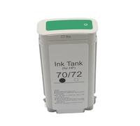 JFGIkLFD Compatible Pigment Ink Cartridge Compatible With HP70 C9449A C9448A Compatible With Designjet Z2100 Z3100 Z3200 Z5200 Z5400 Plotters(70G-Green)