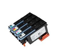 JFGIkLFD Printhead Compatible With 91 HP91 Compatible With DesignJet Z6100 Z6100ps Printer C9460A C9461A C9462A C9463A(4 PCS 1 set)