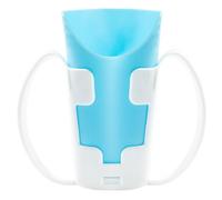 JFGLORIX Nosey Cups with Holder 8.7oz,Elderly Care Cups for Physical Therapy Recovery and Rehabilitation