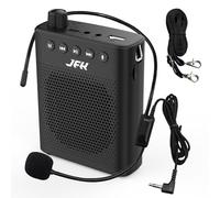 JFH Voice Amplifier for Teachers, Mini Voice Amplifier with Wired Microphone, Portable Megaphone Speaker Headset System for Teaching and Speaking, Support Music Playing,Recording,Personal PA System